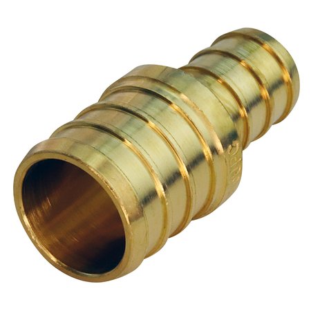 Apollo Pex 3/4 in. x 1/2 in. Brass PEX Barb Reducing Coupling APXC1234